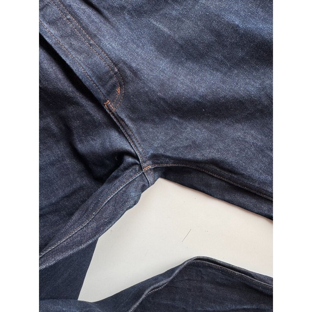 UNBRANDED UB601 Relaxed Tapered Fit 14.5oz Raw Selvedge Denim Jeans, Size 36 - Picture 4 of 15